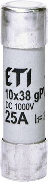 ETI Cilindrični varovalčni vložek PV CH10x38 gPV 25A 1000V DC