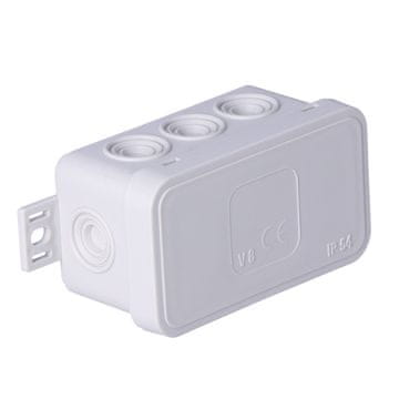 IN Hermetična omarica V8 termoplastična IP54 siva-klik 80x45x41 SPLETNO
