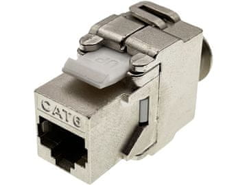 RJ45 STP kat. 6 keystone vtičnica, brez orodja, zaščitena Q-LANTEC