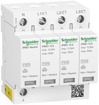 Schneider Electric Prenapetostni odvodnik iPRD1 12,5R-T12-3N 4-polni tip 1+2 (razred B+C)