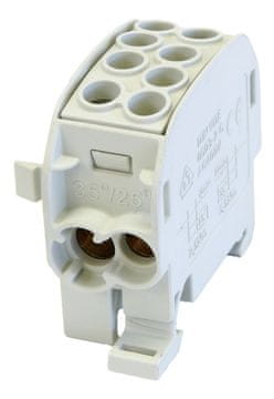 Simet Razdelilna blokovna enota SCB 35 Al/Cu 80210 SIMBLOCK, siva