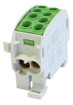 Simet Razdelilna blokovna enota SCB 35 Al/Cu 80210 SIMBLOCK, zelena