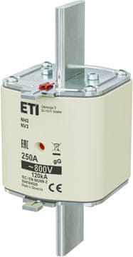 ETI Talilni vložek - NH3 gG 250A/800V - počasen
