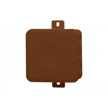 IN Hermetična omarica V7 termoplastična IP54 bronasta-klik 100x100x41 SPLETNO