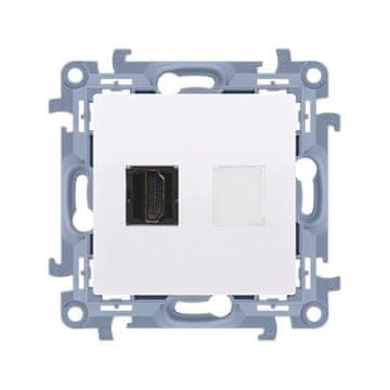 HDMI vtičnica ver. 1.4 (modul), bela, SIMON10