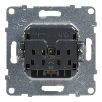 LEGRAND Vtičnica 2P+Z - 16 A - 250 V~ - vijačni priključki, BELA SUNO
