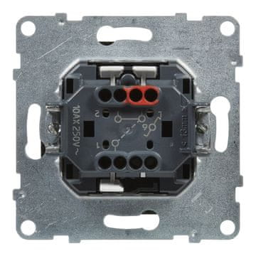 LEGRAND Stopniščno stikalo - 10 AX - 250 V~ - avtomatski priključki, ČRNO SUNO