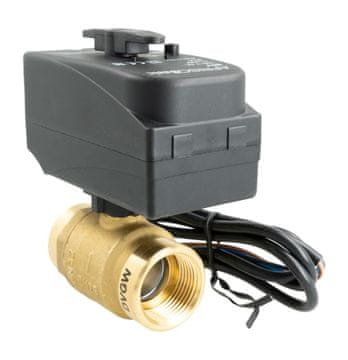 Afriso Dvosmerni kroglični ventil z BEV pogonom, DN25, Rp1", Kvs 60 m3/h, 230 V AC