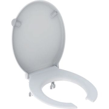 Geberit Selnova Comfort straniščna deska z odprtim sedežem, spodnja montaža, z