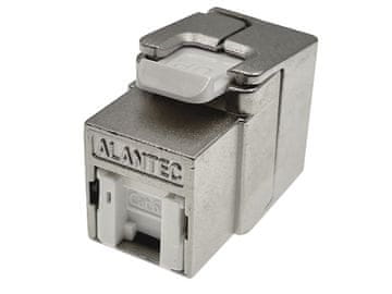 Breztoolni STP cat.6 PoE+ ALANTEC Plus RJ45 keystone modul - preizkus kakovosti