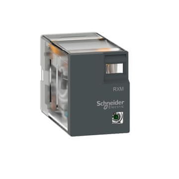 Schneider Electric Miniaturni rele 4L LED 24V DC, 3A, 4 izklopni kontakti