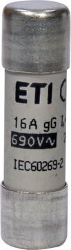 ETI Cilindrični vložek varovalke CH14x51 gG 16A/690V