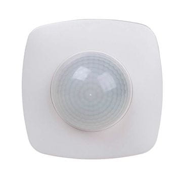 FF PIR senzor gibanja s funkcijo prisotnosti, IP-65, stropni, 360°, 10A, 230V DR-
