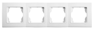 Panasonic 4-delni okvir, LINNERA S bel