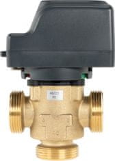 Afriso 3-potni conski ventil AZV 844, DN25, G1 1/4", Kvs 11, 230 V AC, AB-B
