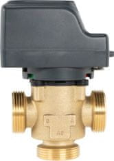 Afriso 3-potni conski ventil AZV 844, DN25, G1 1/4", Kvs 11, 230 V AC, AB-B