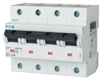 Eaton Preobremenilno zaščitno stikalo 25kA, In=63A, karakteristika B. 4-polno. AZ-4-B63