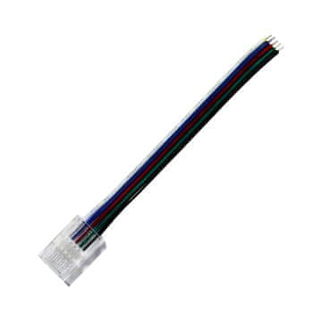 Hitri konektor za RGBW LED trakove 5PIN SMD IP20 PCB 10MM tračni kabel 10cm