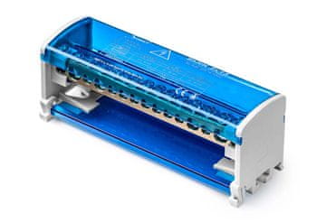 Simet Dvopolni modularni razdelilnik SHNK2x15 2x (11×6 mm2, 2×25 mm2, 2×3