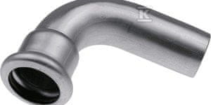 KOLENO 76,1X76,1 NYP.90 ST.INOX STISKALNIK