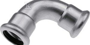 KOLENO 76,1X76,1 90° INOX STISKALNICA