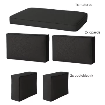 Komplet blazin za vrtno gugalnico 180 cm Komplet blazin za vrtno gugalnico 180 cm<span> - </span>Cappuccino