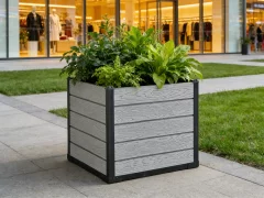 Bello Giardino Vrtni lonec Praktični cvetlični lonec Kvadratni cvetlični lonec 73x73x70,5 cm