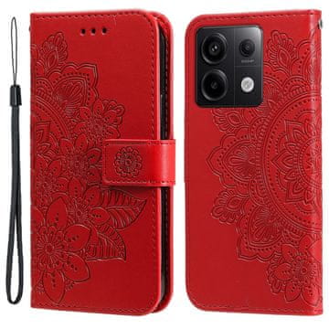 GS Ovitek za Xiaomi Redmi Note 13 Pro 5G, Mandala, rdeč
