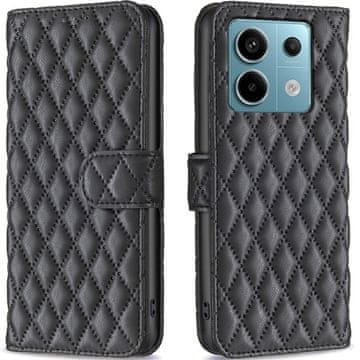 Ovitek s preklopom za Xiaomi Redmi Note 13 Pro 5G, denarnica, , črn