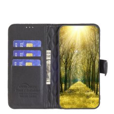 Ovitek s preklopom za Xiaomi Redmi Note 13 Pro 5G, denarnica, , črn