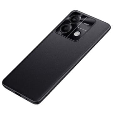 GS Usnjen ovitek za Xiaomi Redmi Note 13 5G, hibridni usnjen ovitek, črn