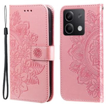 GS Ovitek za Xiaomi Redmi Note 13 5G, Mandala, roza zlata