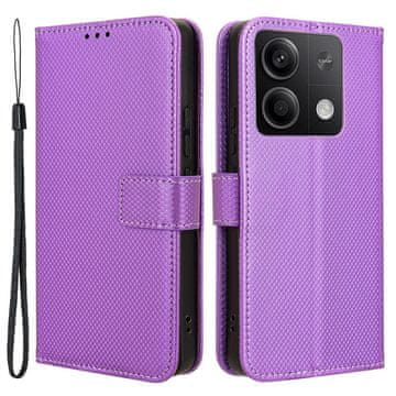 GS Ovitek za Xiaomi Redmi Note 13 5G, pametna denarnica z magnetom, vijolična