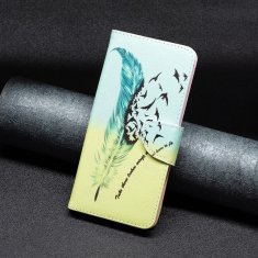 GS Ovitek za Oppo A38 / A18, denarnica, pernato modra / rumena