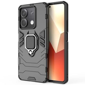 GS Ovitek za Xiaomi Redmi Note 13 5G, obroč za stojalo, črn