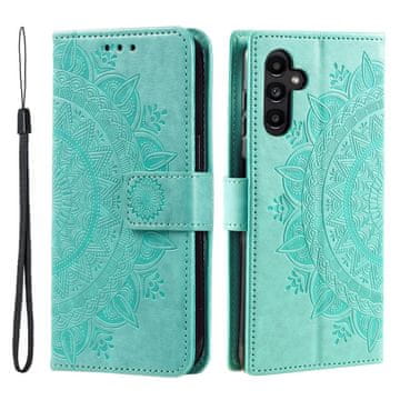 GS Ovitek za Samsung Galaxy A35 5G, Mandala, zelen