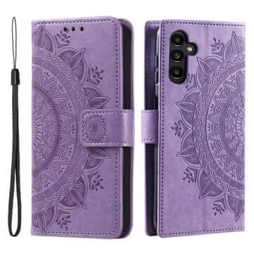 GS Ovitek za Samsung Galaxy A35 5G, Mandala, vijoličen