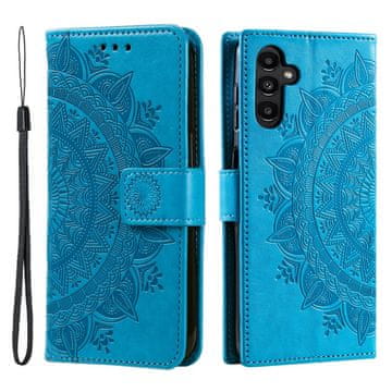 GS Ovitek za Samsung Galaxy A35 5G, Mandala, moder