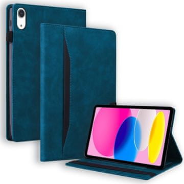 GS Ovitek za iPad 11" 2025 A16 (11. gen.) / iPad 10.9" 2022 (10. gen.), klasičen, z držalom za pisalo, moder