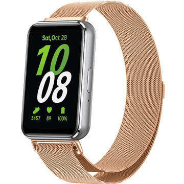 GS Milanska zapestnica za Samsung Galaxy Fit 3, roza zlata