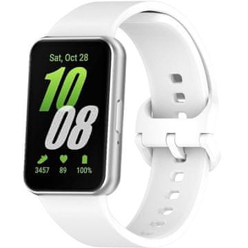 GS Silikonski pašček za Samsung Galaxy Fit 3, bel