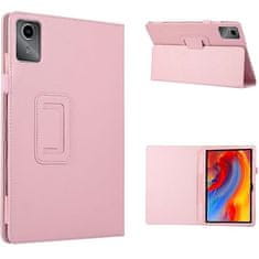 GS Ovitek za Lenovo Tab M11 z dvojnim preklopom in zavihkom, roza