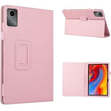 GS Ovitek za Lenovo Tab M11 z dvojnim preklopom in zavihkom, roza
