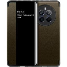 GS Realme 12 Pro 5G / 12 Pro+ 5G preklopni ovitek, stranski pogled, rjav