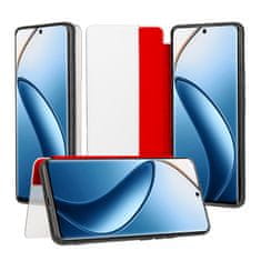 GS Realme 12 Pro 5G / 12 Pro+ 5G preklopni ovitek, stranski pogled, rdeč