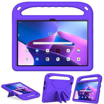 GS Ovitek za Lenovo Tab M10 10.1 Gen 3 z ročajem, vijoličen