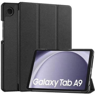 GS Ovitek za Samsung Galaxy Tab A9, Smartcase, črn
