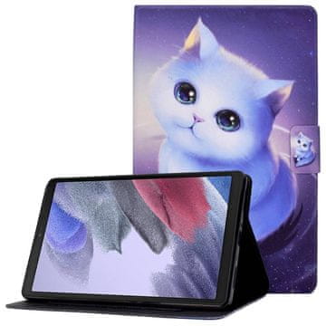 GS Ovitek za Samsung Galaxy Tab A7 Lite, z zavihkom, mačka