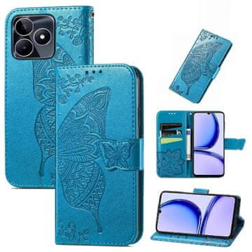 GS Realme Note 50 preklopni ovitek, metulj, moder