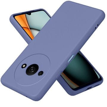 GS Ovitek za Xiaomi Redmi A3, Silikonski Lite, sivkast